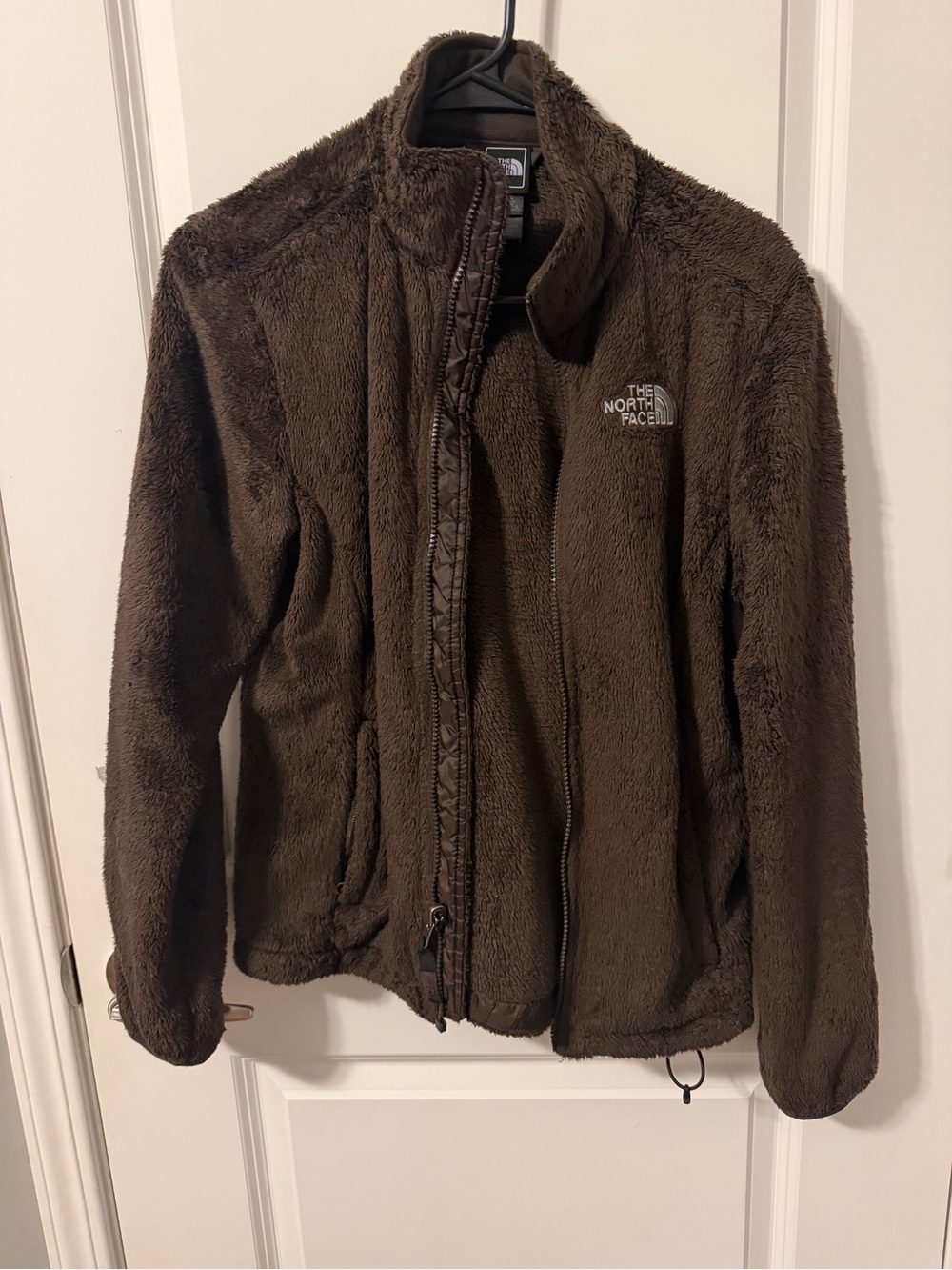 The North Face Dark Brown Plush Fleece Jacket - Women’s size small